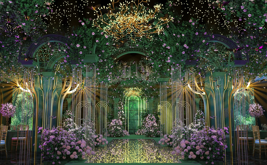 永嘉奇妙森林婚礼堂效果展示